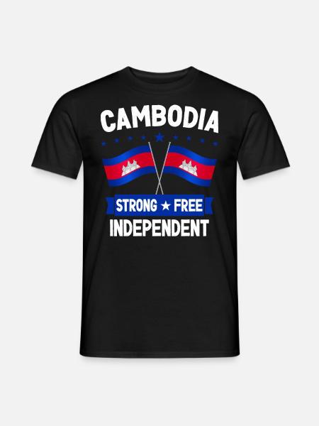 Cambodia - Men's T-Shirt - black