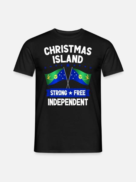 Île Christmas - T-shirt homme - noir