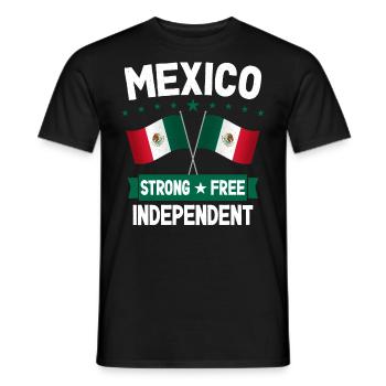 Mexique - T-shirt homme - noir - Devant - AI Model Male 178 light (178cm)