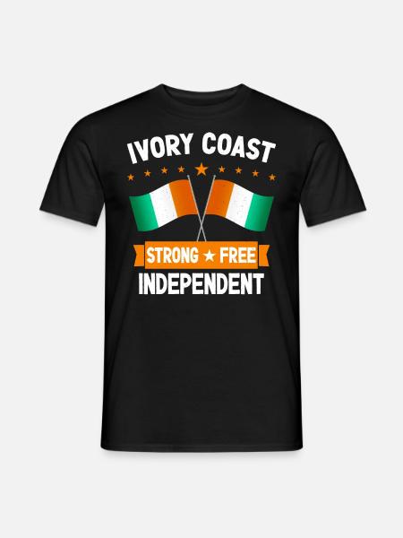 Ivory Coast - Men's T-Shirt - black