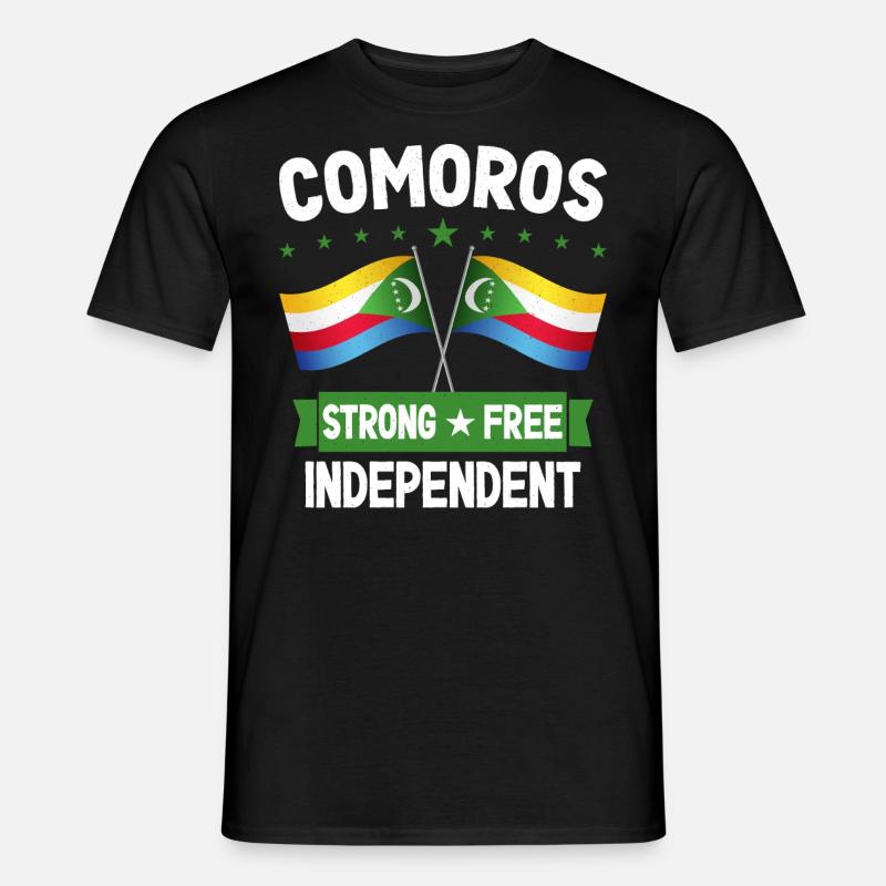 Komoren - Männer T-Shirt - Schwarz