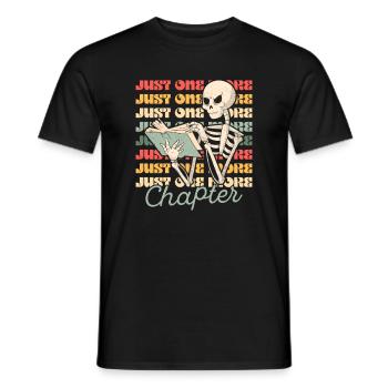 Buch lesen Lustige Bibliothek Leseliebhaber - Männer T-Shirt - Schwarz - Vorne - AI Model Male 178 light (178cm)