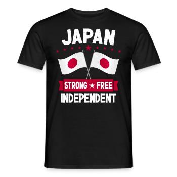 Japan - Männer T-Shirt - Schwarz - Vorne - AI Model Male 178 light (178cm)