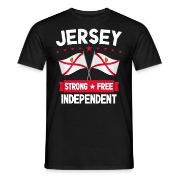 Jersey - Männer T-Shirt - Schwarz - Vorne - AI Model Male 178 light (178cm)