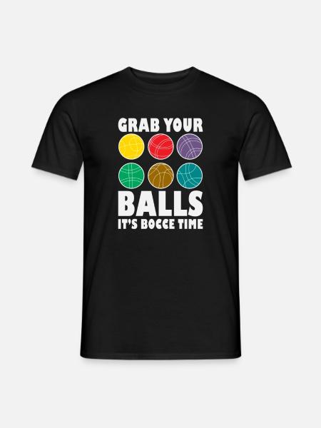 Bocce Player Funny Bocce - Men's T-Shirt - black