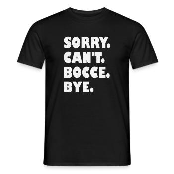 Joueur de pétanque drôle de pétanque - T-shirt homme - noir - Devant - AI Model Male 178 light (178cm)