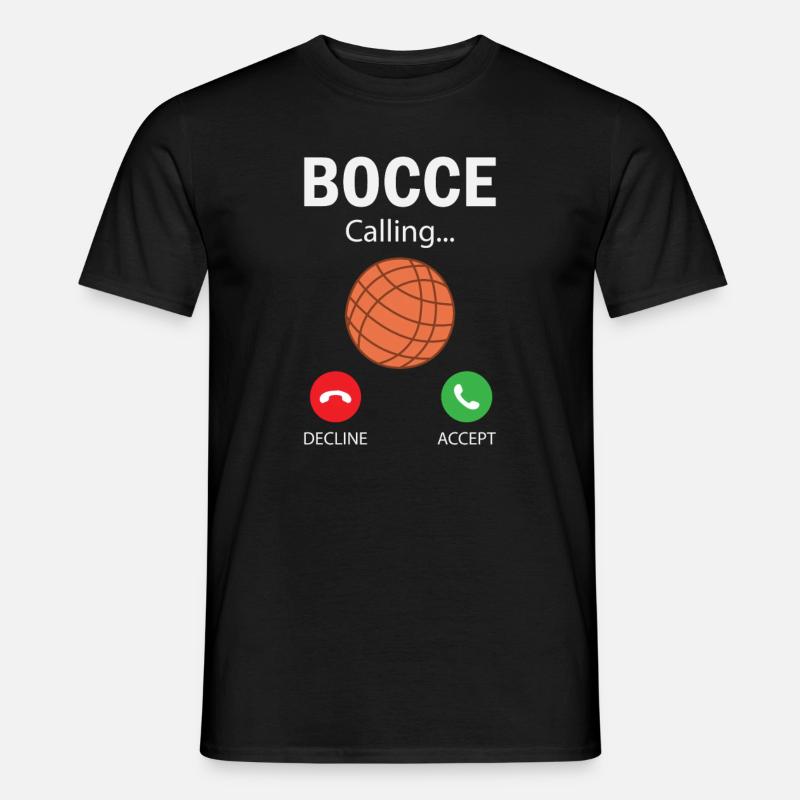 Bocce Player Funny Bocce - Men's T-Shirt - black