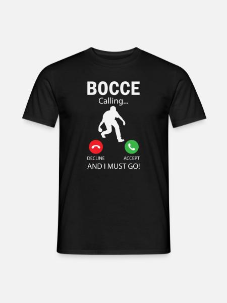 Bocce Player Funny Bocce - Men's T-Shirt - black