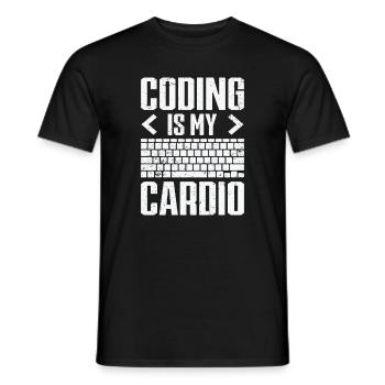 Informatik Admin Programmierer IT-Programmierer - Männer T-Shirt - Schwarz - Vorne - AI Model Male 178 light (178cm)