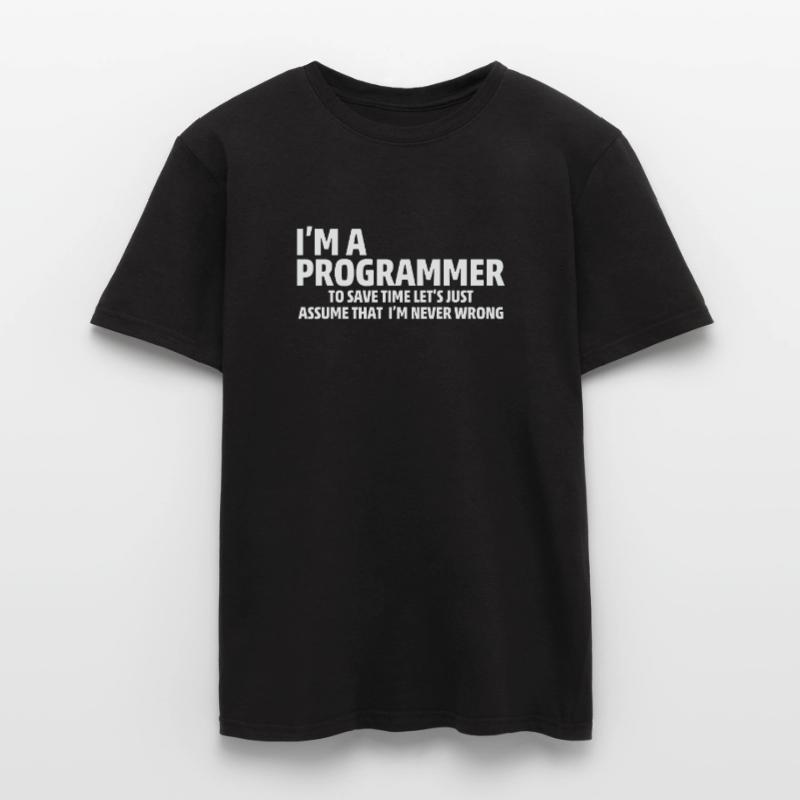 Informatik Admin Programmierer IT-Programmierer Männer T-Shirt