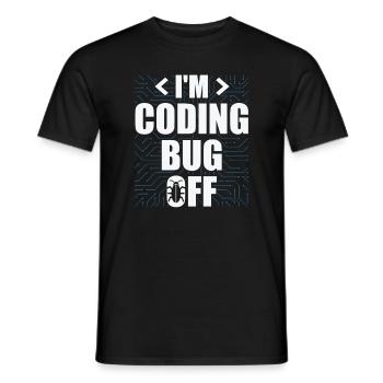 Informatik Admin Programmierer IT-Programmierer - Männer T-Shirt - Schwarz - Vorne - AI Model Male 178 light (178cm)