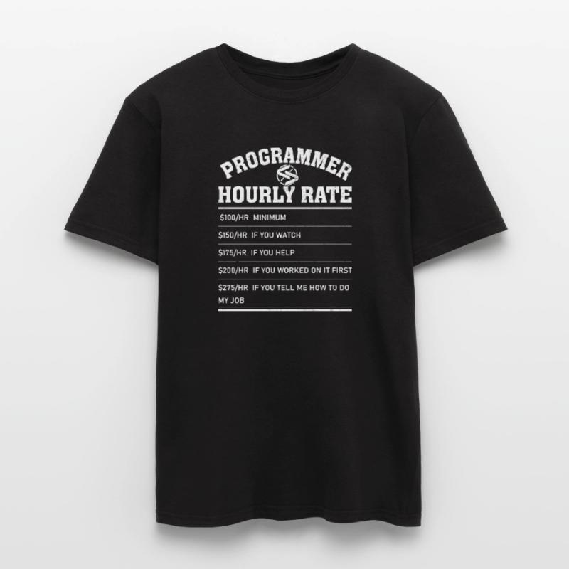 Informatik Admin Programmierer IT-Programmierer Männer T-Shirt