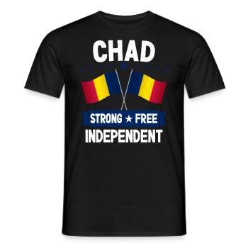 Chad - Men's T-Shirt - black - Front - AI Model Male 178 light (178cm)