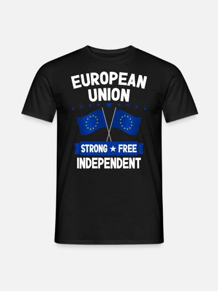 European Union - Men's T-Shirt - black