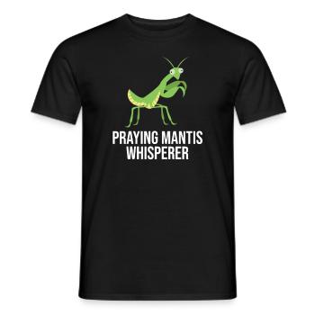 Gottesanbeterin Insektenliebhaber - Männer T-Shirt - Schwarz - Vorne - AI Model Male 178 light (178cm)