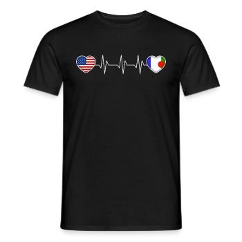 Batwa - T-shirt homme - noir - Devant - AI Model Male 178 light (178cm)