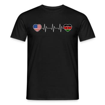 Kenya - Men's T-Shirt - black - Front - AI Model Male 178 light (178cm)