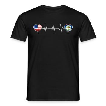 Belize - Männer T-Shirt - Schwarz - Vorne - AI Model Male 178 light (178cm)