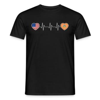 Bali - Männer T-Shirt - Schwarz - Vorne - AI Model Male 178 light (178cm)