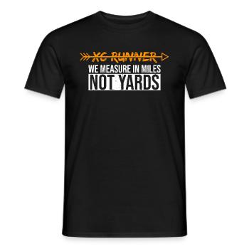 Cc Runner Design Für Einen Xc-läufer, Der - Männer T-Shirt - Schwarz - Vorne - AI Model Male 178 light (178cm)