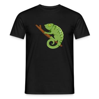 Caméléon Art Hommes Femmes Enfants Garçons Filles Caméléons - T-shirt homme - noir - Devant - AI Model Male 178 light (178cm)