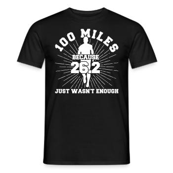 Ultralauf Ultramarathonläufer Marathonläufer Gesch - Männer T-Shirt - Schwarz - Vorne - AI Model Male 178 light (178cm)