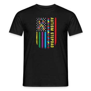 Akzeptanz des Autismus-Bewusstseins Wähle Freundlichkeit - Männer T-Shirt - Schwarz - Vorne - AI Model Male 178 light (178cm)