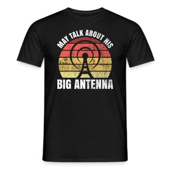 Amateurfunk-amateur-design Für Amateurfunker - Männer T-Shirt - Schwarz - Vorne - AI Model Male 178 light (178cm)