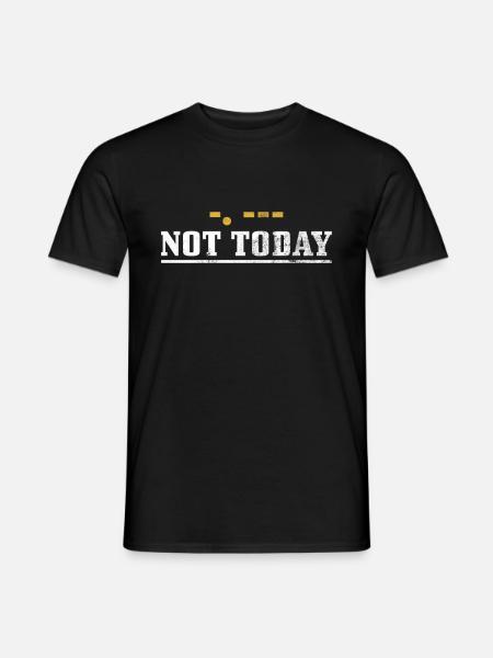 Amateurfunk-morsecode-design Für - Men's T-Shirt - black