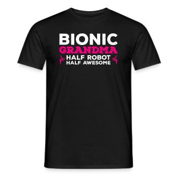 Bionisches Hüft-oma-design Für Einen Überlebenden - T-shirt homme - noir - Devant - AI Model Male 178 light (178cm)