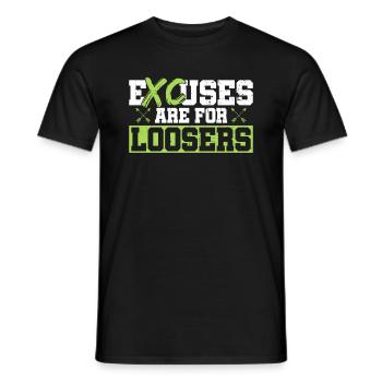 Xc-läufer-design Für Einen Xc-lauf - Men's T-Shirt - black - Front - AI Model Male 178 light (178cm)