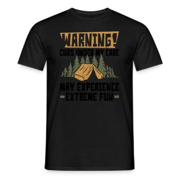 Pfadfinderleiter-design Für Einen - Men's T-Shirt - black - Front - AI Model Male 178 light (178cm)