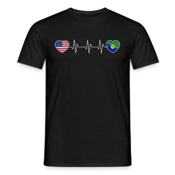 Christmas Island - Men's T-Shirt - black - Front - AI Model Male 178 light (178cm)