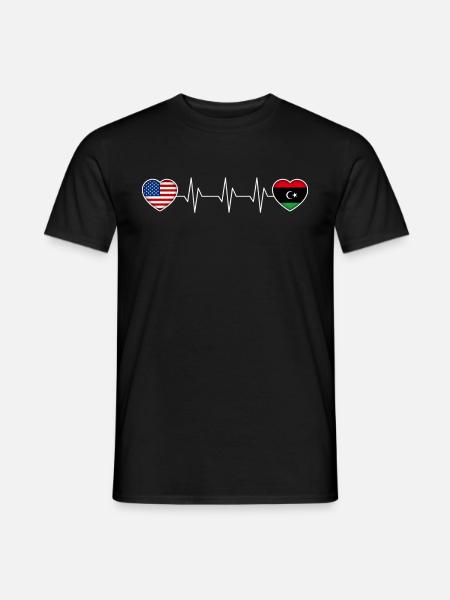 Libya - Men's T-Shirt - black