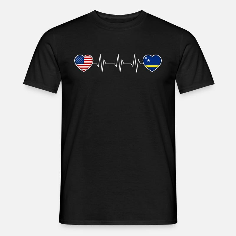 Curaçao - Männer T-Shirt - Schwarz