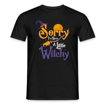 Halloween Kostüm Lustiger Halloween Spruch - Männer T-Shirt - Schwarz - Vorne - AI Model Male 178 light (178cm)