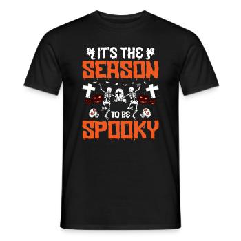Halloween Kostüm Lustiger Halloween Spruch - Männer T-Shirt - Schwarz - Vorne - AI Model Male 178 light (178cm)