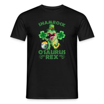 Journée de la Saint-Patrick irlandaise Drôle de la Saint-Patrick - T-shirt homme - noir - Devant - AI Model Male 178 light (178cm)