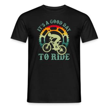 VTT VTT VTT VTT VTT - T-shirt homme - noir - Devant - AI Model Male 178 light (178cm)