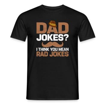 Herren Papa Papa Vatertag Vintage Ehemann Lustig - Männer T-Shirt - Schwarz - Vorne - AI Model Male 178 light (178cm)