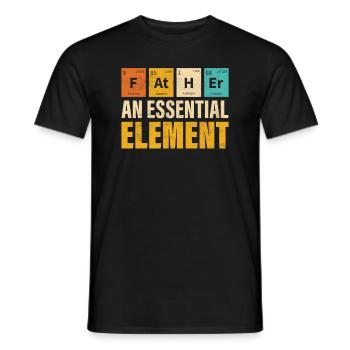 Herren Papa Papa Vatertag Vintage Ehemann Lustig - Männer T-Shirt - Schwarz - Vorne - AI Model Male 178 light (178cm)