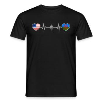 Roma - T-shirt homme - noir - Devant - AI Model Male 178 light (178cm)