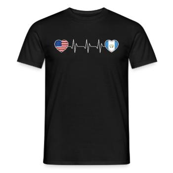 Guatemala - Men's T-Shirt - black - Front - AI Model Male 178 light (178cm)