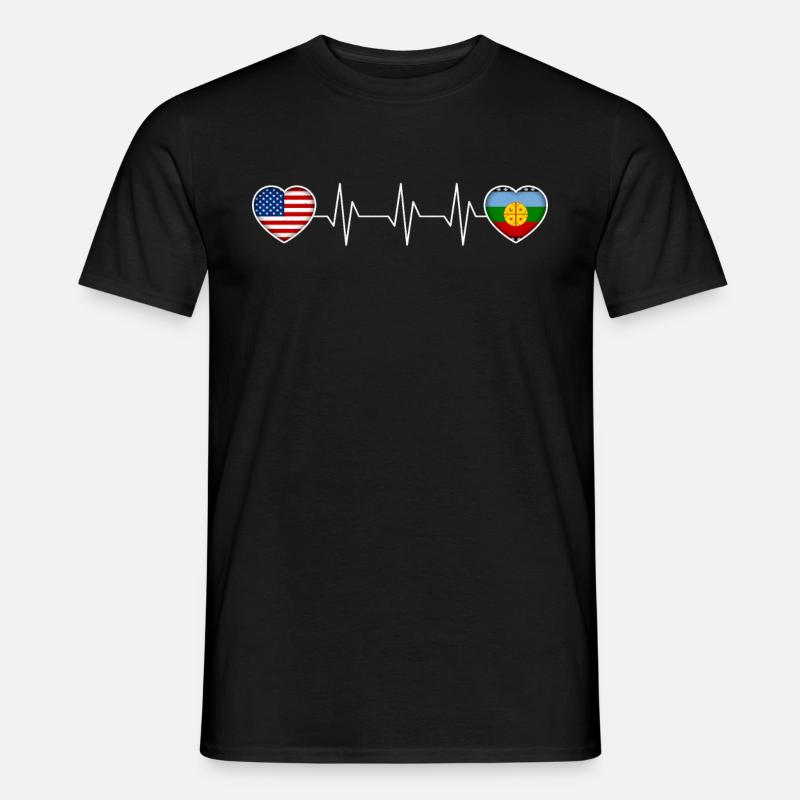 Mapuche - Männer T-Shirt - Schwarz