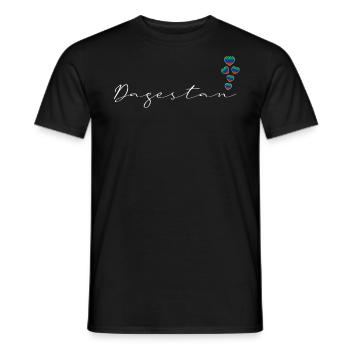 Daghestan - T-shirt homme - noir - Devant - AI Model Male 178 light (178cm)