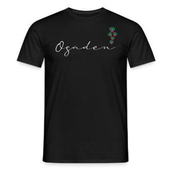 Ogaden - Men's T-Shirt - black - Front - AI Model Male 178 light (178cm)