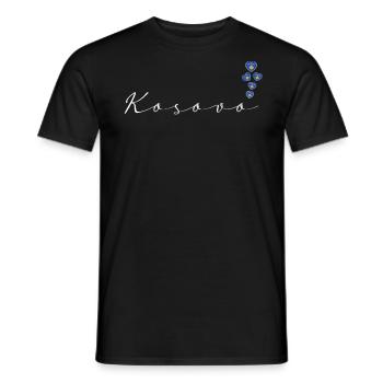 Kosovo - Men's T-Shirt - black - Front - AI Model Male 178 light (178cm)