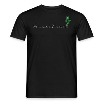 Mauritania - Men's T-Shirt - black - Front - AI Model Male 178 light (178cm)