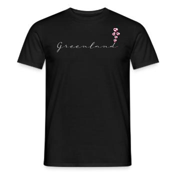 Greenland - Men's T-Shirt - black - Front - AI Model Male 178 light (178cm)