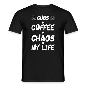 Cub Scout Design Für Einen Pfadfinderführer Und - Men's T-Shirt - black - Front - AI Model Male 178 light (178cm)